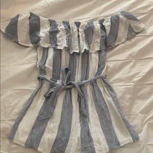 striped LF romper